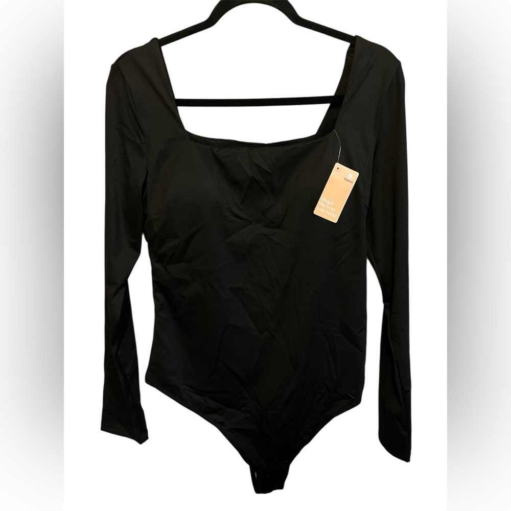 POPILUSH SQUARE NECK CONTOUR BODYSUIT - Picture 5 of 16